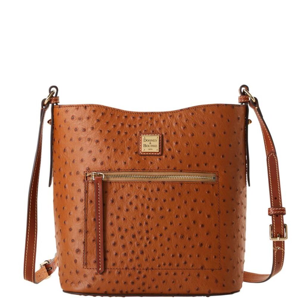Dooney & Bourke Ostrich Ridley - Caramel